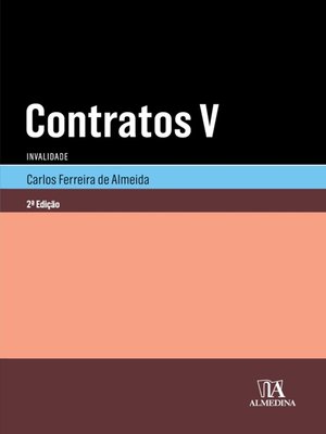 cover image of Contratos V- Invalidade
